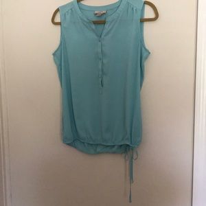 Aqua blue blouse